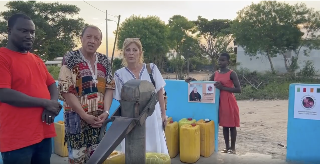 E TI PORTO IN AFRICA – ASSOCIAZIONE ONLUS INAUGURATO UN ALTRO POZZO DEDICATO A SAN PIO DA PIETRELCINA NEL VILLAGGIO DI GBETOGO – COSTA D ‘ AVORIO